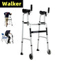 LUCKYCARE Foldable Double Arm Walker Aid